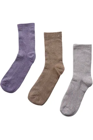 Numph Ascha Ribbed Socks, Pack of 3, , One Size