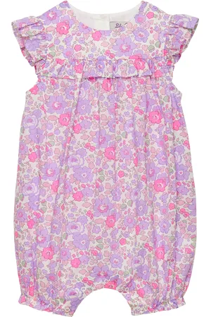 FrenchTrotters Baby Cotton Betsy Print Romper