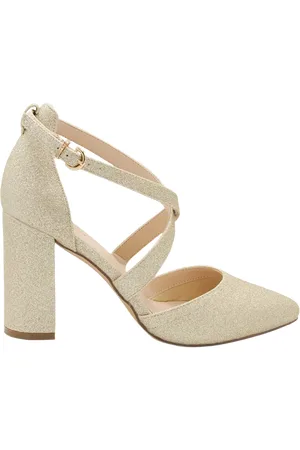 Paradox London Rylee Glitter Pointed Heeled Courts