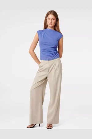 Forever New Mel Cap Sleeve Mesh Top