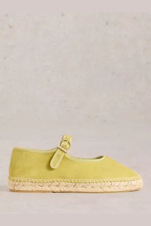 White Stuff Suede Mary Jane Espadrilles