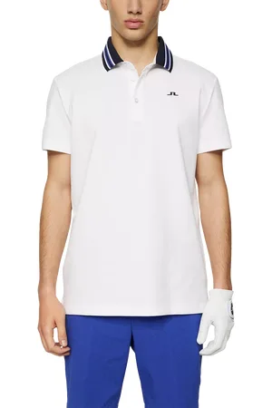 J Lindeberg Bjorn Cotton Blend Regular Fit Short Sleeve Polo Shirt