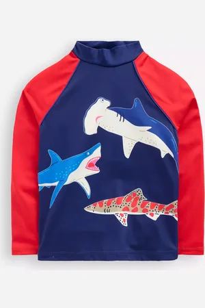 Boden Baby Fun Shark Sun-Safe Rash Vest