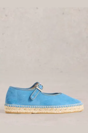 White Stuff Suede Mary Jane Espadrilles