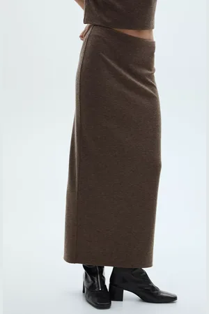 MANGO Wyatt Back Split Skirt