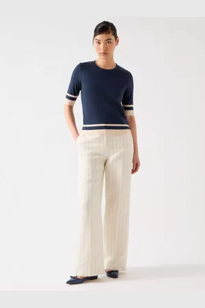 L.K. Bennett Micha Colour Block Jersey Top