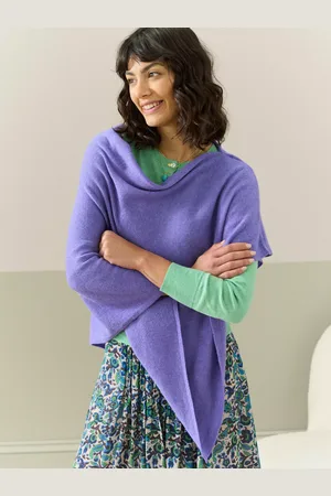 BRORA Gauzy Pure Cashmere Poncho