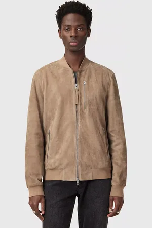 AllSaints Kemble Suede Bomber Jacket