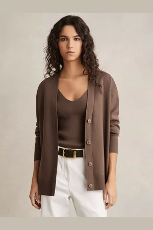 Reiss Lucy V-Neck Longline Cardigan