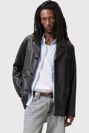 AllSaints Lucas Pure Leather Coat