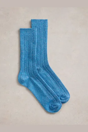 White Stuff Sparkle Ankle Sock
