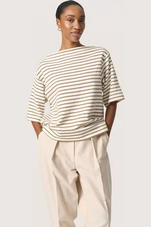 Soaked in Luxury Ingina Stripe Sweatshirt