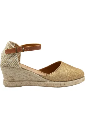 Ravel Vista Leather Wedge Heeled Espadrilles