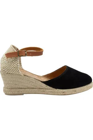Ravel Vista Leather Wedge Heeled Espadrilles