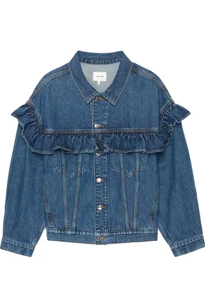 Frame The Ruffle Denim Jacket