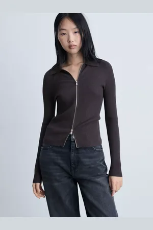 MANGO Bae Zipped Cardigan