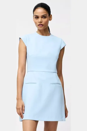 French Connection Whisper Crew Neck Mini Dress