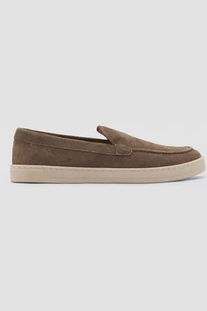MANGO Easy Suede Loafers