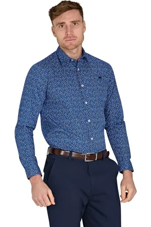 Raging Bull Cotton Regular Fit Floral Shirt
