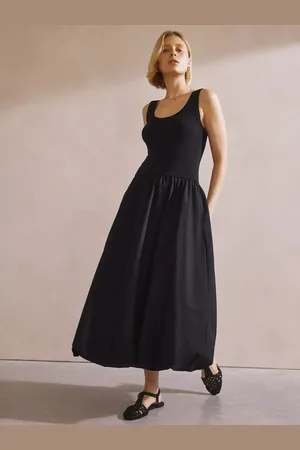 Albaray Mixed Jersey Puffball Dress