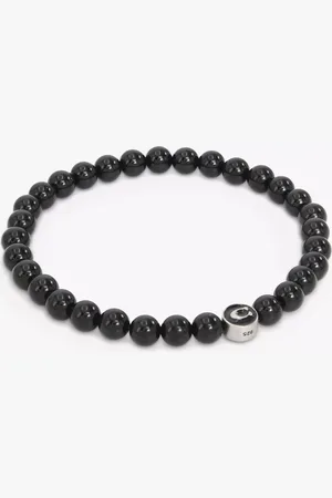 Coach Semi-Precious Stone Beaded Stretch Bracelet