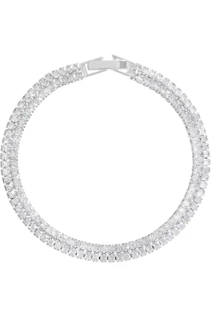 Jon Richard Crystal Double Tennis Bracelet