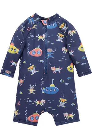 Purebaby Baby Underwater Long Sleeve Rashie Sunsuit