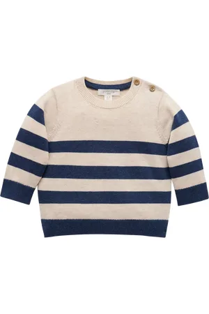 Purebaby Baby Organic Cotton Stripe Jumper