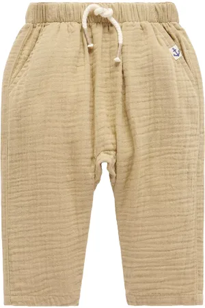 Purebaby Baby Organic Cotton Slouchy Crinkle Trousers