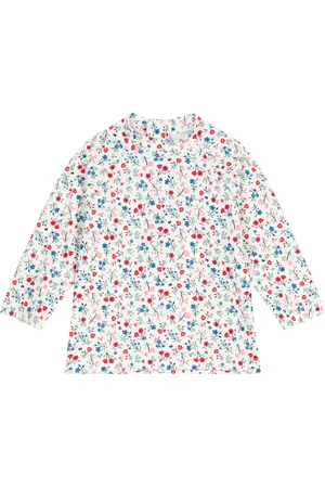 Petit Bateau Baby UV Floral Print Long Sleeve Swim Top