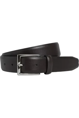 Hackett Formal Cactus Edge Leather Belt