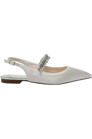 Rainbow Club Freya Flat Wide Fit Wedding Slingbacks