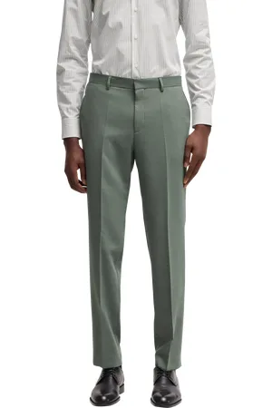HUGO BOSS BOSS Virgin Wool Blend Tailored Suit Trousers