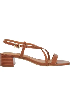 Dune Jaskell Leather Block Heel Sandals