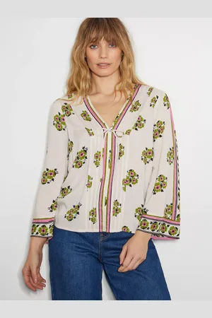 Monsoon Louisa V-Neck Floral Blouse