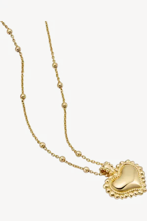 Daisy London Vintage Inspired Heart Pendant