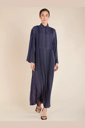 AAB Sashiko Print Maxi Dress