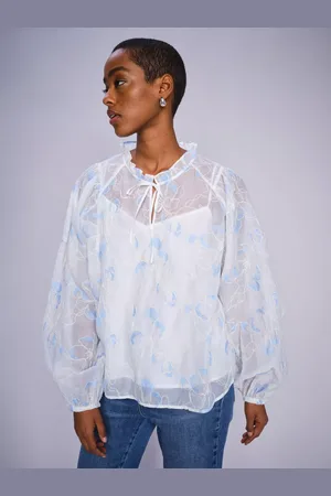 Mos Mosh Eisara Flob Embroidered Top