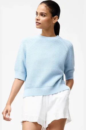 French Connection Lily Lily High Neck Short Sleeve Jumper