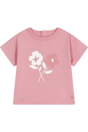 Petit Bateau Baby Cotton Floral Short Sleeve T-Shirt