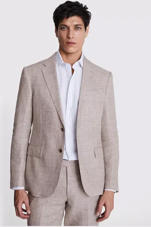 Moss Linen Slim Fit Suit Jacket