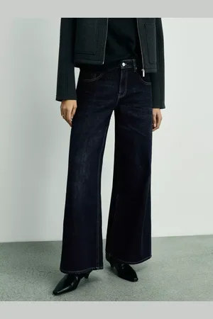 MANGO Annie Low Waist Wide Leg Jeans