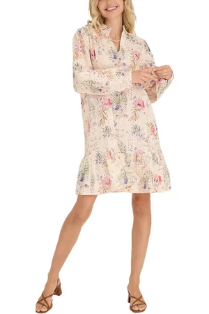 A-View Grete Floral Embroidered Mini Dress