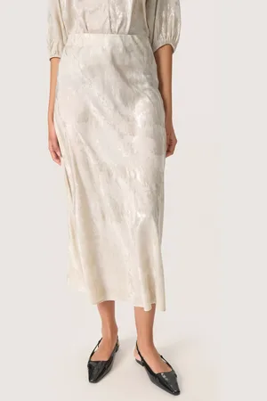 Soaked in Luxury Kitty Jacquard Skirt