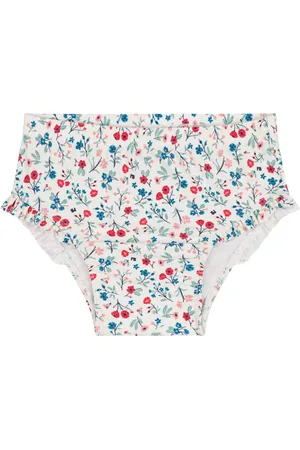 Petit Bateau Baby Floral Print Swim Briefs
