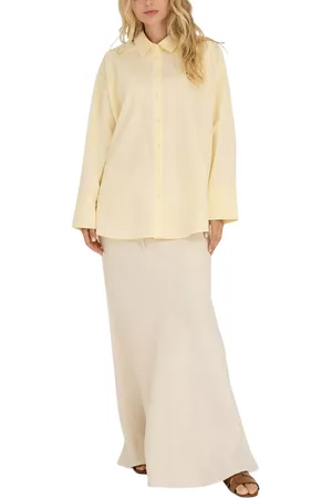 A-View Magnolia Cotton Pleat Back Shirt