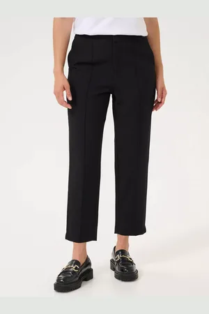 Kaffe Hella Cropped Straight Leg Trousers