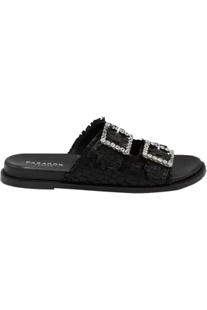 Paradox London Verity Hand-Woven Flat Sandals