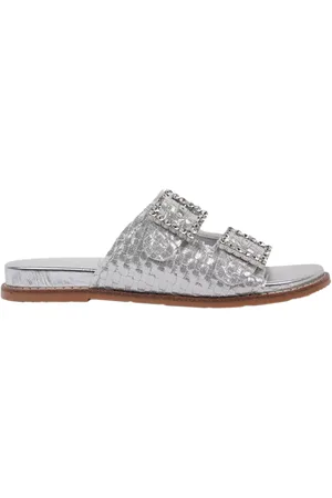 Paradox London Verity Hand-Woven Flat Sandals