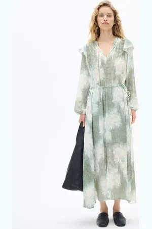 INWEAR Cielle Abstract Floral Maxi Dress